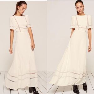 Reformation White Patchouli Dress